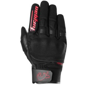 Furygan Jet D3O Evo motorhandschoenen zwart-rood