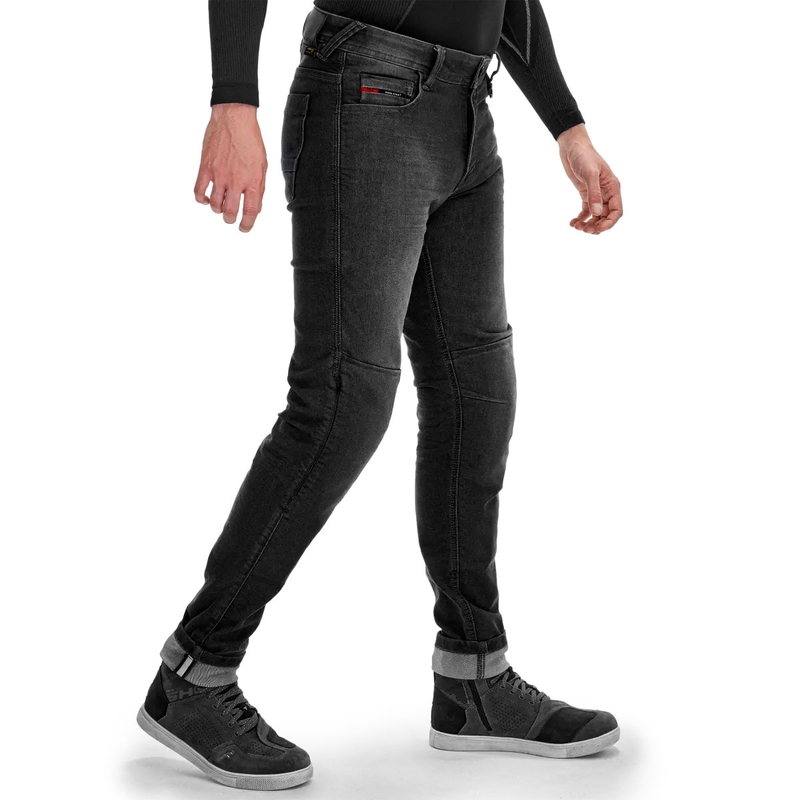 Shima Ridge extended motorjeans zwart