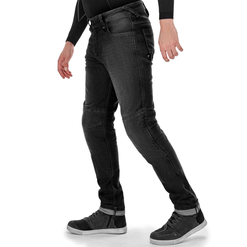 Shima Ridge extended motorjeans zwart