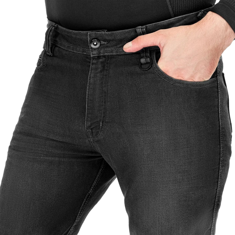 Shima Ridge extended motorjeans zwart