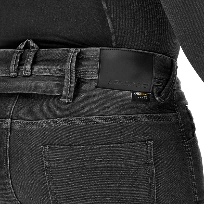 Shima Ridge extended motorjeans zwart