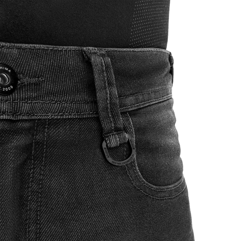 Shima Ridge extended motorjeans zwart