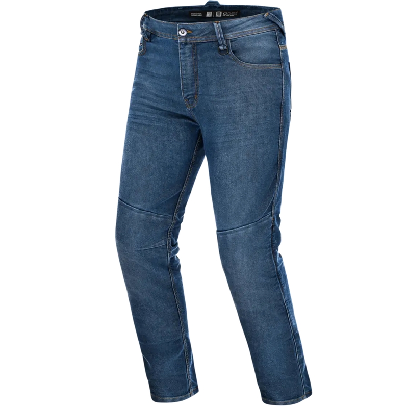 Shima Ridge Verlengde Biker Jeans Blauw