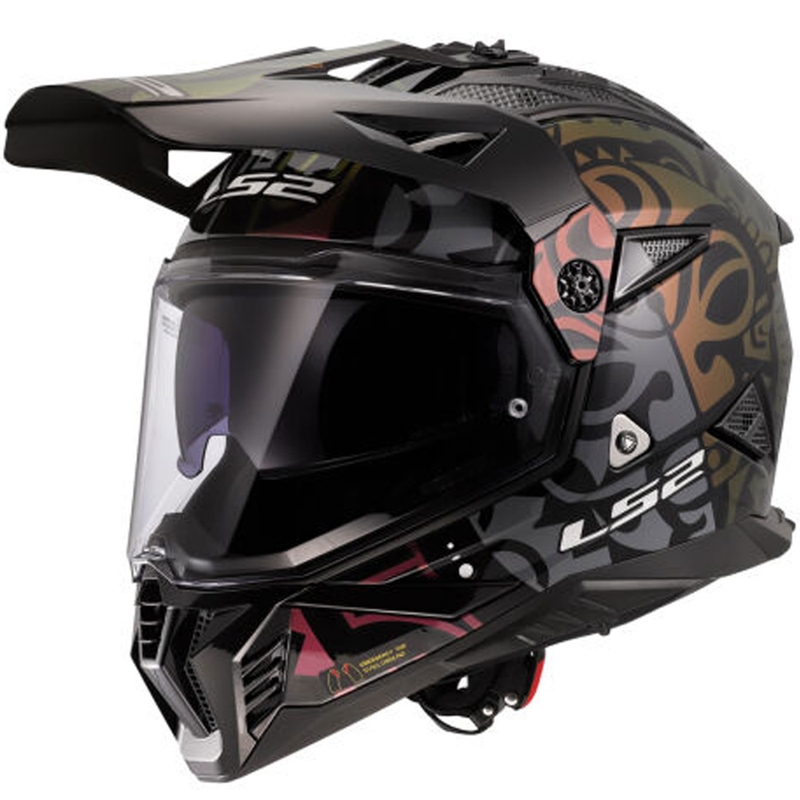 Enduro motorhelm LS2 MX702 Pioneer II Rangi zwart