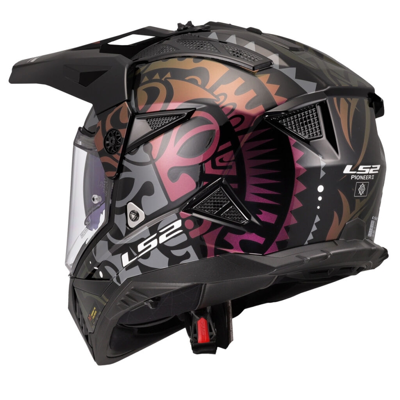 Enduro motorhelm LS2 MX702 Pioneer II Rangi zwart