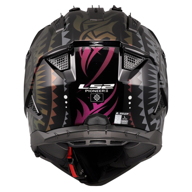 Enduro motorhelm LS2 MX702 Pioneer II Rangi zwart