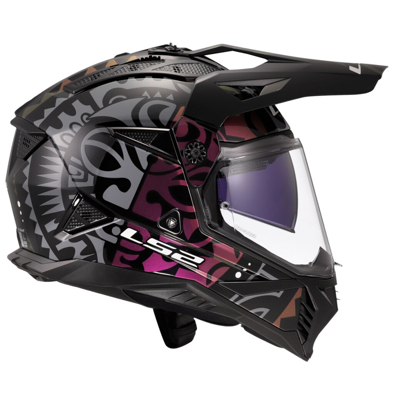 Enduro motorhelm LS2 MX702 Pioneer II Rangi zwart