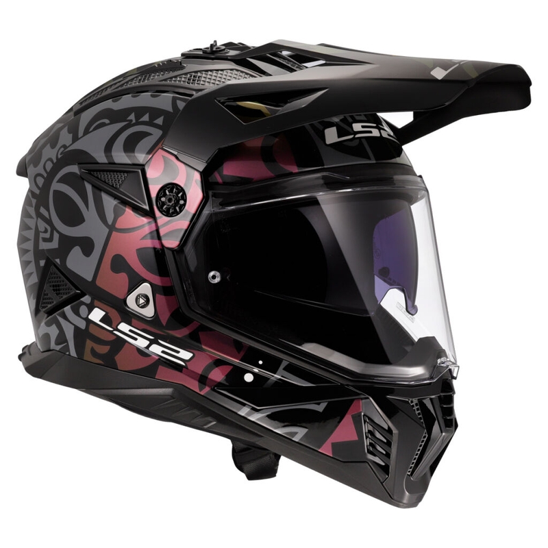 Enduro motorhelm LS2 MX702 Pioneer II Rangi zwart