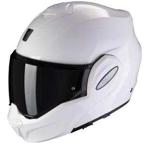 Scorpion EXO-TECH EVO wit glanzende kantelhelm