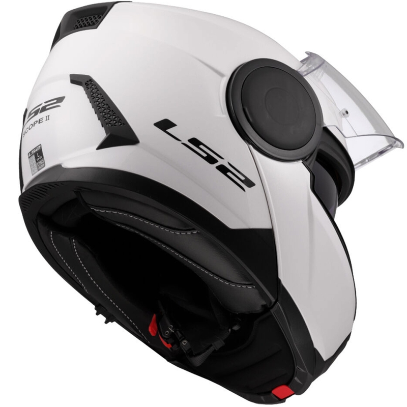 Opklapbare motorhelm LS2 FF902 Scope II Solid wit