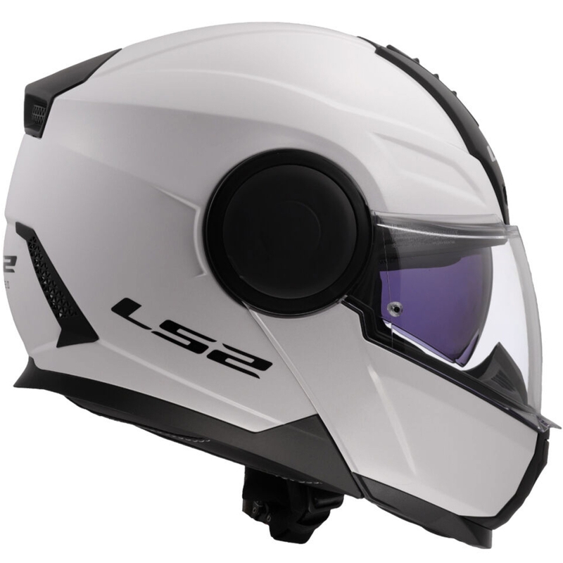 Opklapbare motorhelm LS2 FF902 Scope II Solid wit