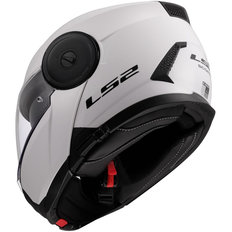 Opklapbare motorhelm LS2 FF902 Scope II Solid wit