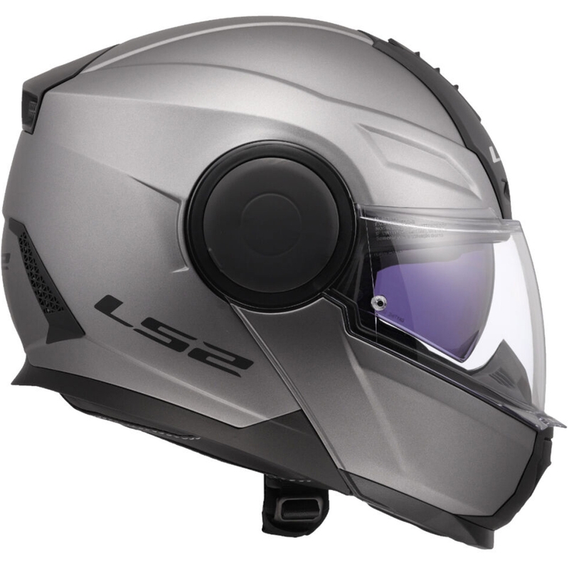 Opklapbare motorhelm LS2 FF902 Scope II Solid mat titanium