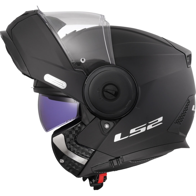 Opklapbare motorhelm LS2 FF902 Scope II Solid matzwart