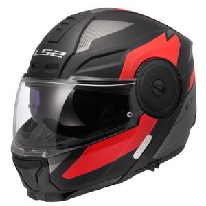 Opklapbare motorhelm LS2 FF902 Scope II Duria zwart-rood