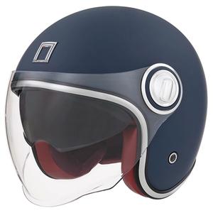 Open motorhelm NOX PREMIUM Heritage blauw