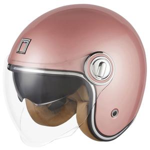 Open motorhelm NOX PREMIUM Heritage roze goud