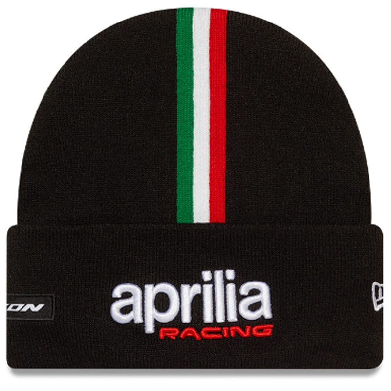 Cap Team Wide Cuff Beanie Aprilia zwart
