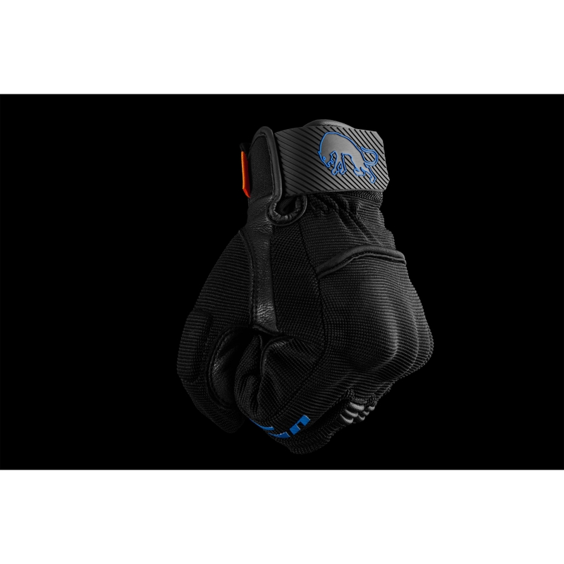 Furygan Jet D3O Evo motorhandschoenen zwart-blauw