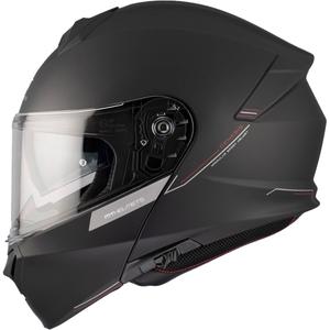 MT Genesis SV Solid A1 zwart mat opklapbare motorhelm