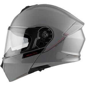 MT Genesis SV Solid A12 motorhelm grijs glanzend