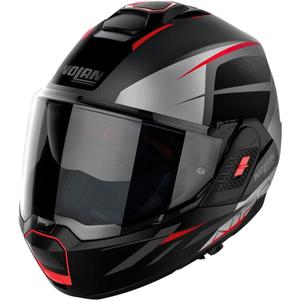 Nolan N120-1 Nightlife N-com 25 grijs opklapbare helm