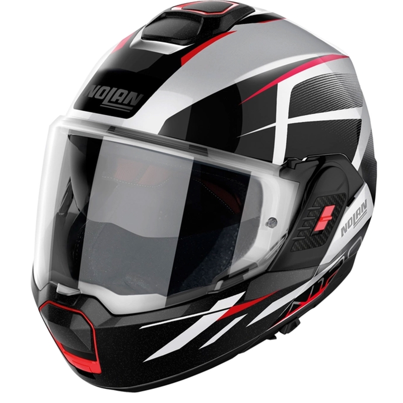 Nolan N120-1 Nightlife N-com 27 Flip Helm Wit