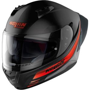 Nolan N60-6 Sport Outset 21 zwart met rode integraal motorhelm