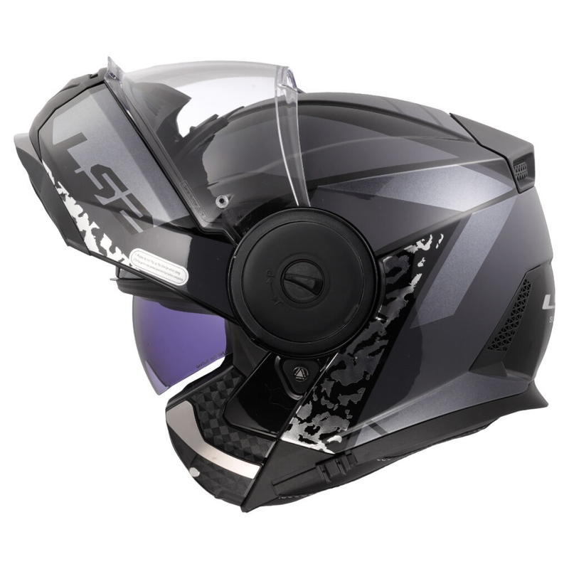 Opklapbare motorhelm LS2 FF902 Scope II Oxyd zwart-titanium