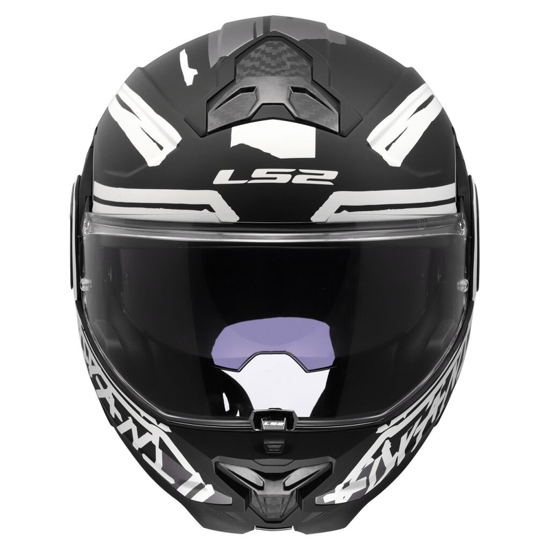 Opklapbare motorhelm LS2 FF910 Advant II Tape zwart