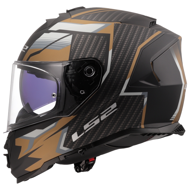 LS2 FF800 Storm II Tracker integraal motorhelm zwart-goud