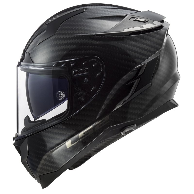 Integraal motorhelm LS2 FF327 Challenger C Solid Carbon uitverkoop