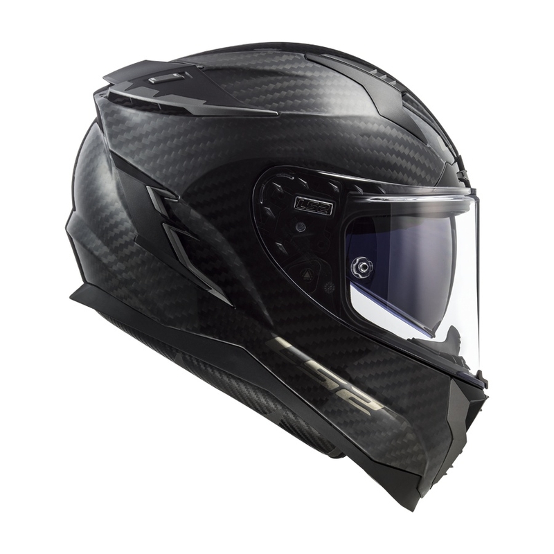 Integraal motorhelm LS2 FF327 Challenger C Solid Carbon uitverkoop