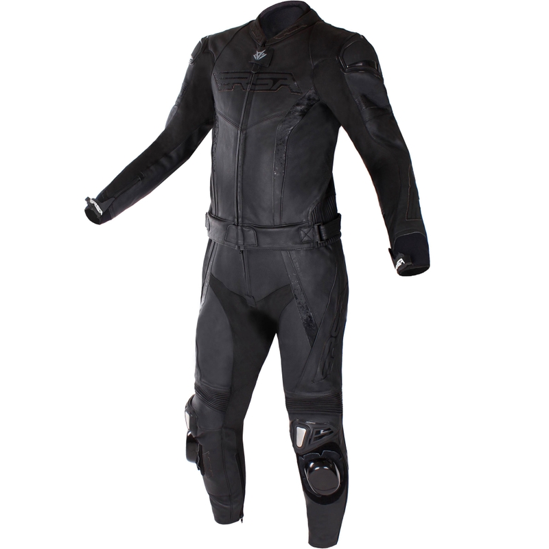 RSA Imola 2.1 motorpak van leer, zwart