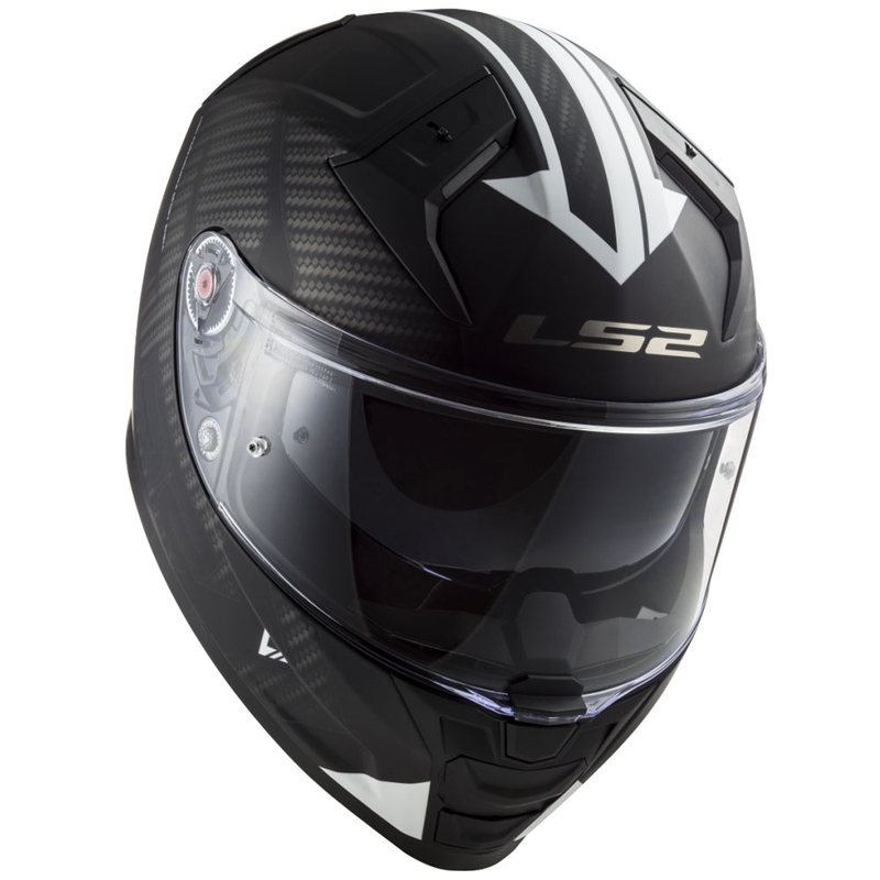 Integraal motorhelm LS2 FF811 Vector II Splitter wit-zwart