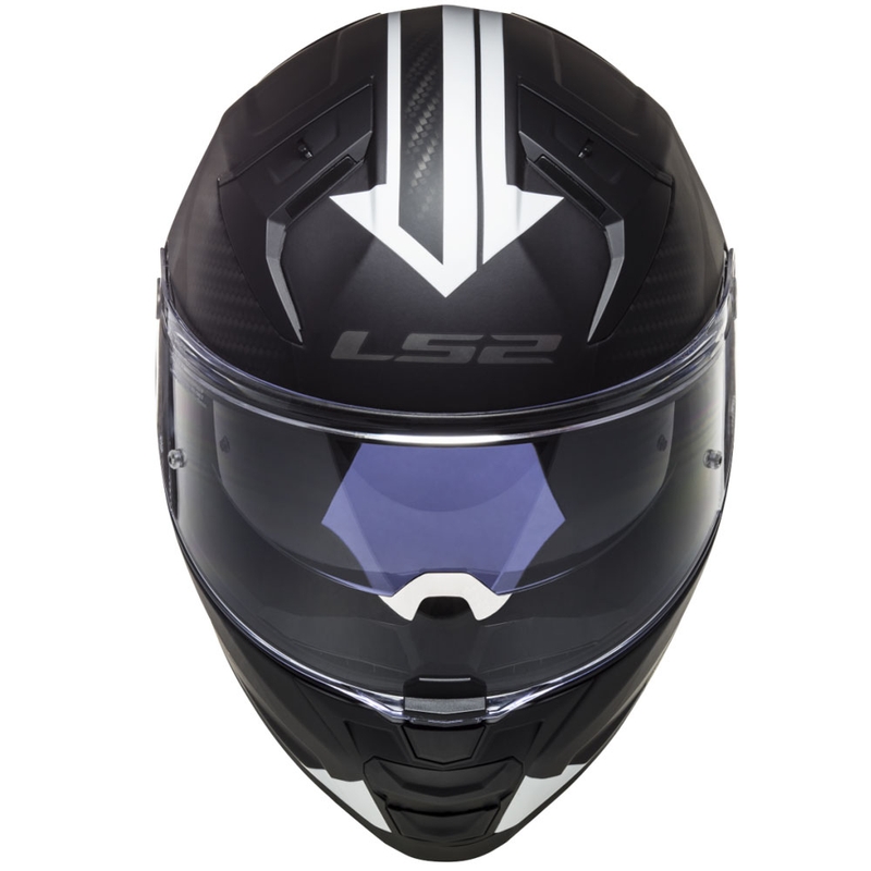 Integraal motorhelm LS2 FF811 Vector II Splitter wit-zwart