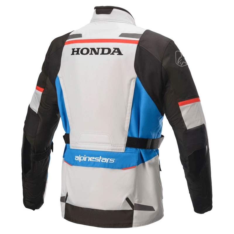 Alpinestar Andes Drystar Honda Motorjack Grijs-Zwart-Blauw-Rood