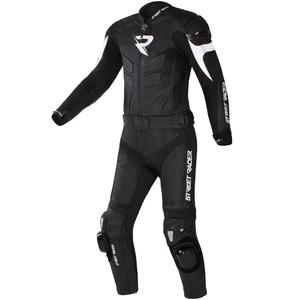Street Racer Fast Track 2.1 leren motorpak zwart-wit