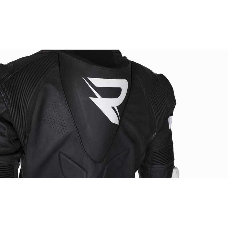 Street Racer Fast Track 2.1 leren motorpak zwart-wit