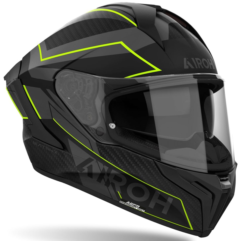 Airoh MATRYX Sentinel integraal motorhelm mat geel