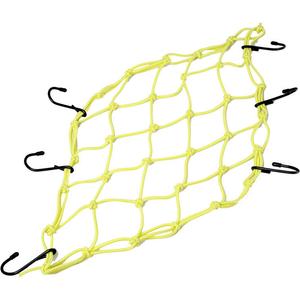 Motorfietsnet - Spider - fluo geel