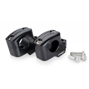 Zvýšení řidítek PUIG PULLBACK černý height 25mm, d 29mm