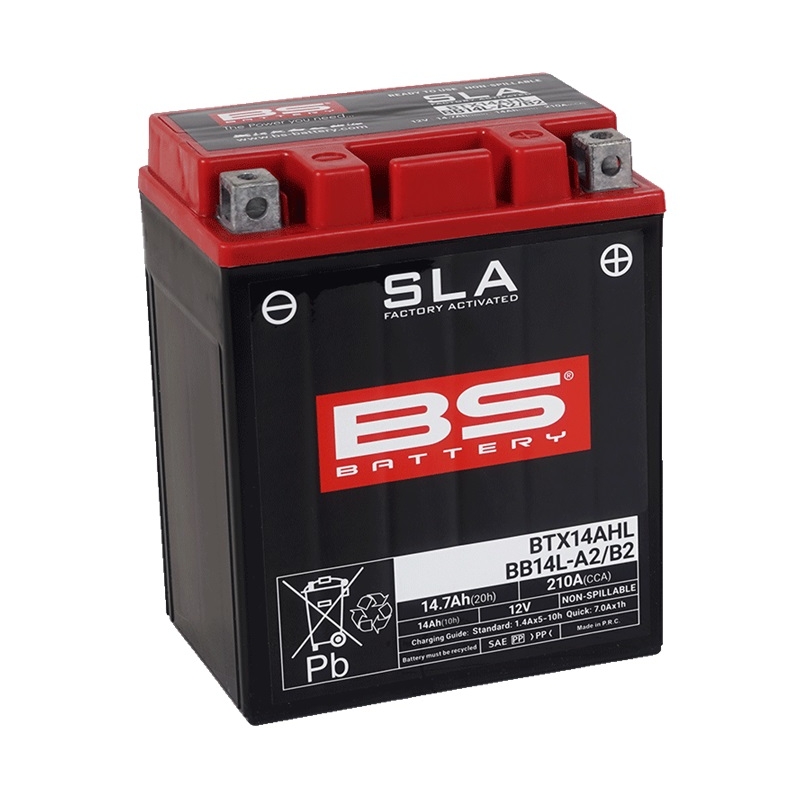 Továrně aktivovaná motocyklová baterie BS-BATTERY SLA
