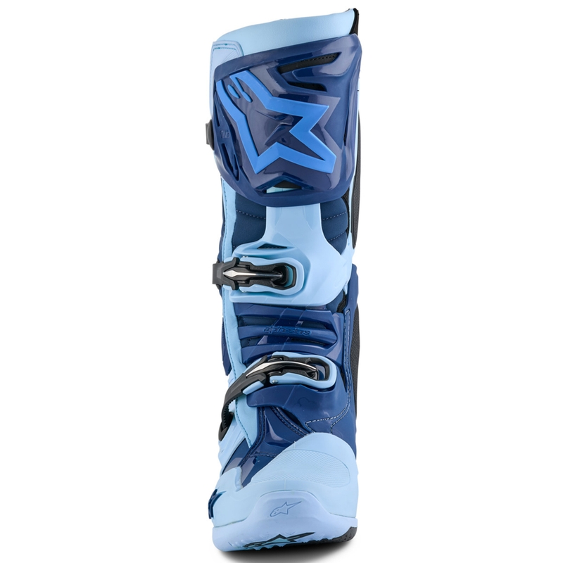 Alpinestars Tech 10 Limited Edition Steelers Motorlaarzen Blauw-Lichtblauw