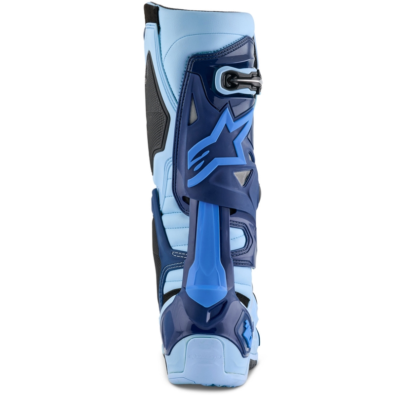 Alpinestars Tech 10 Limited Edition Steelers Motorlaarzen Blauw-Lichtblauw