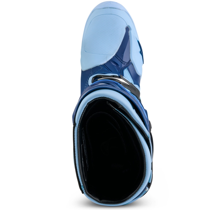 Alpinestars Tech 10 Limited Edition Steelers Motorlaarzen Blauw-Lichtblauw