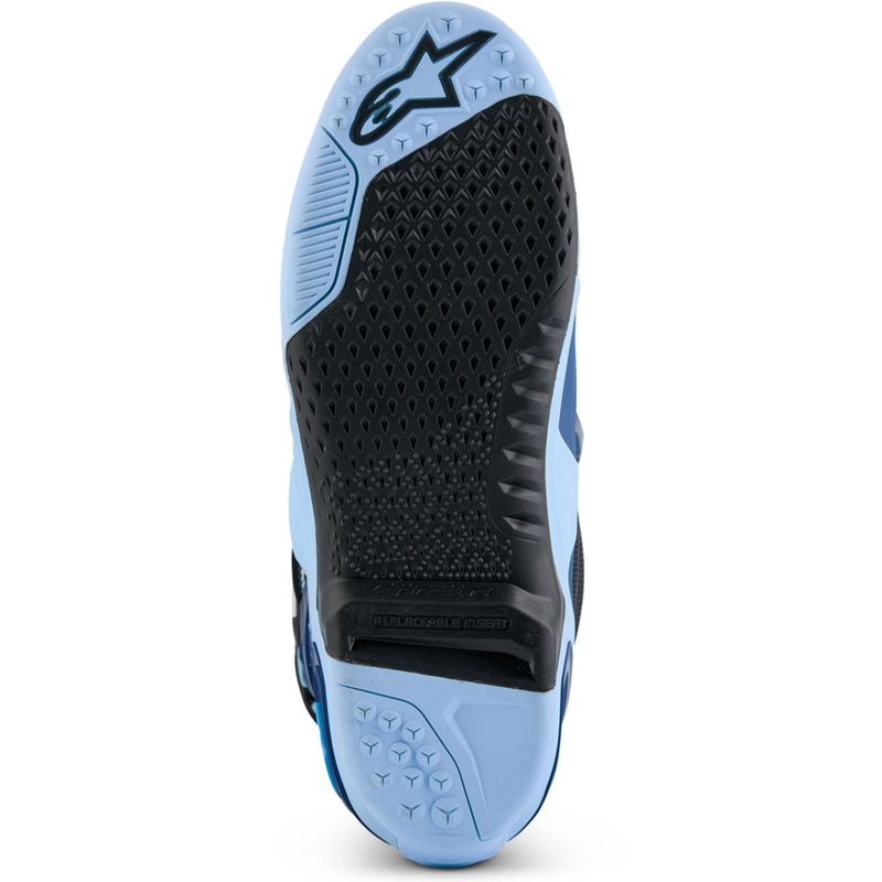 Alpinestars Tech 10 Limited Edition Steelers Motorlaarzen Blauw-Lichtblauw