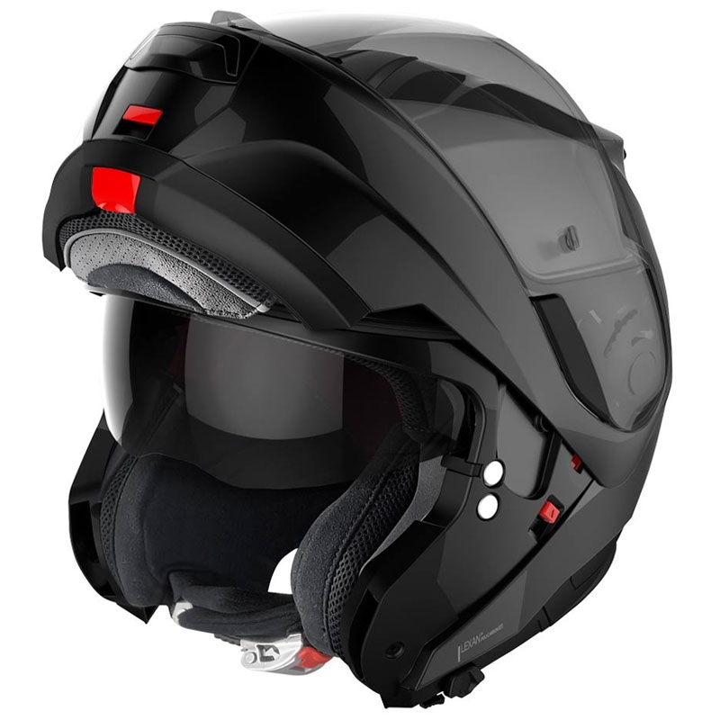 Opklapbare motorhelm Nolan N100-6 Classic N-COM 3 zwart