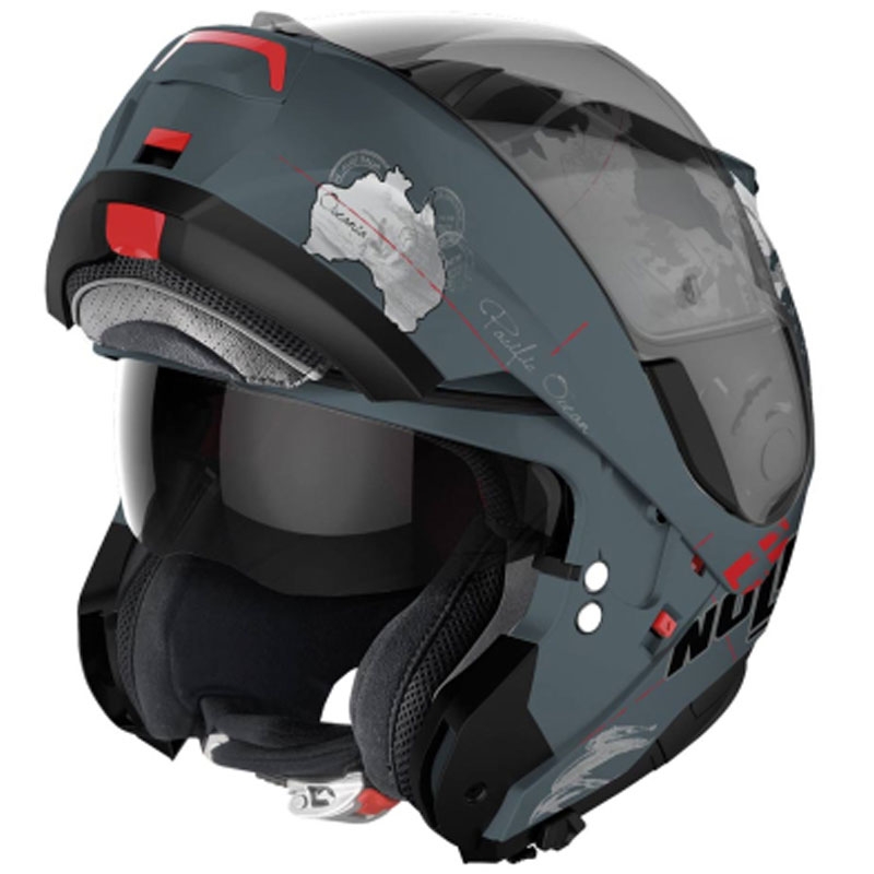 Opklapbare motorhelm Nolan N100-6 Legend Checa N-COM 3