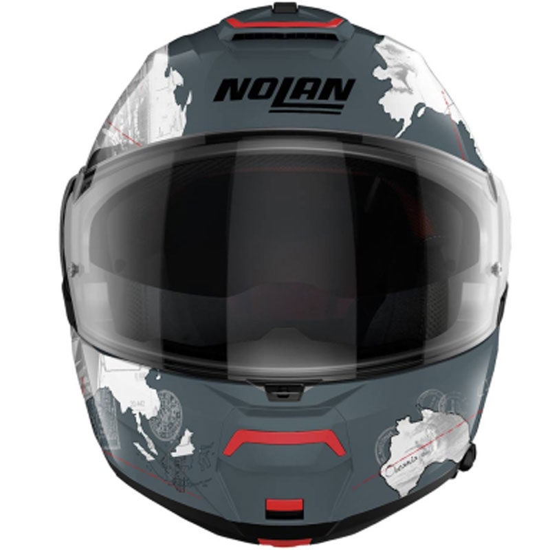 Opklapbare motorhelm Nolan N100-6 Legend Checa N-COM 3